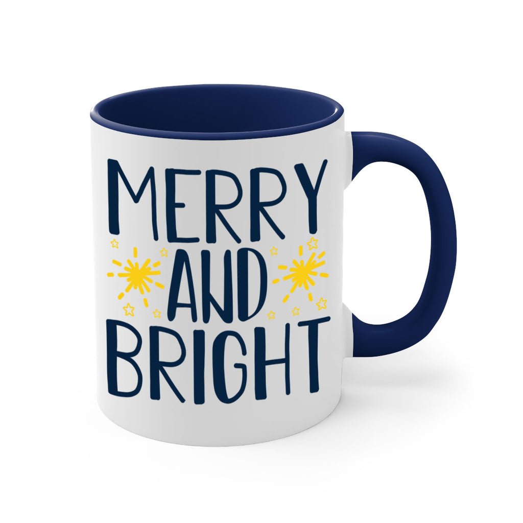 merry and bright 226#- christmas-Mug / Coffee Cup