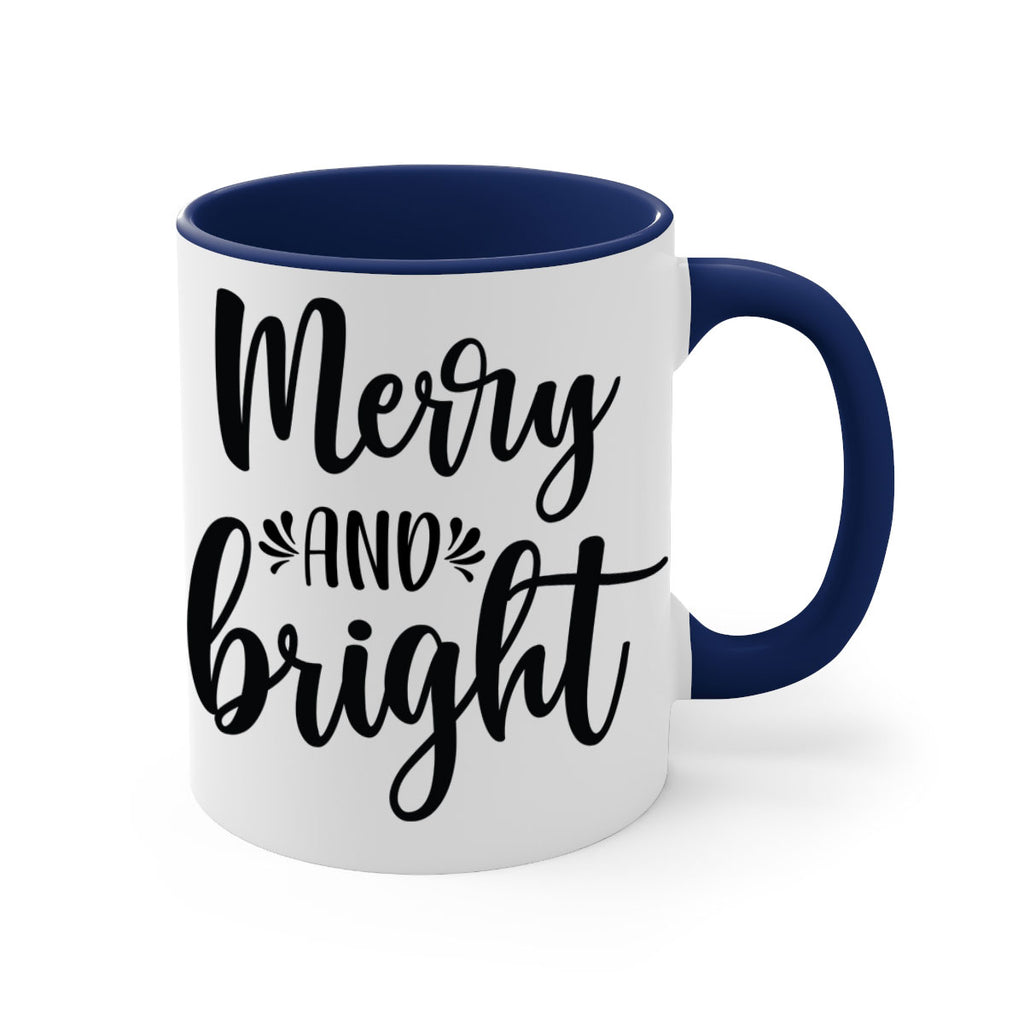 merry and bright style 472#- christmas-Mug / Coffee Cup