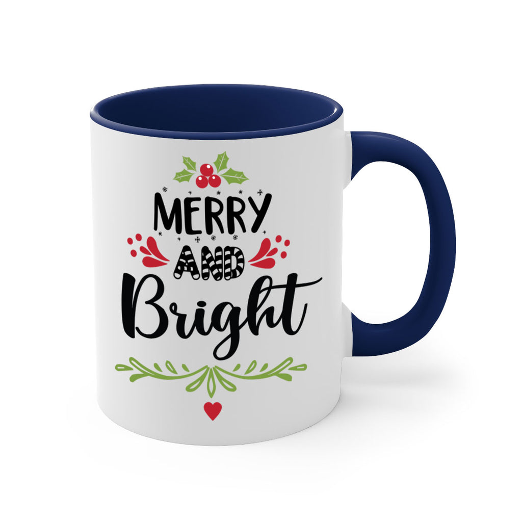 merry and bright style 474#- christmas-Mug / Coffee Cup