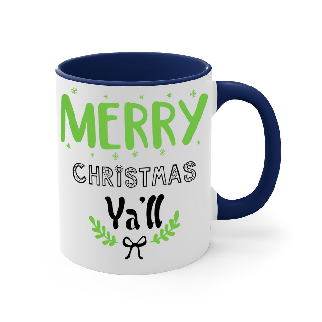 merry christmas ya ll style 506#- christmas-Mug / Coffee Cup