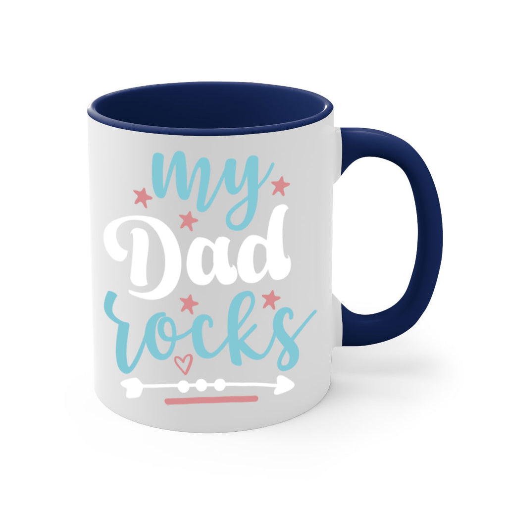 my dad rocks 82#- fathers day-Mug / Coffee Cup