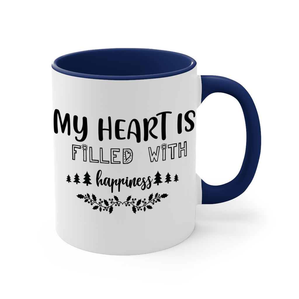 my heart is filled with happiness style 528#- christmas-Mug / Coffee Cup