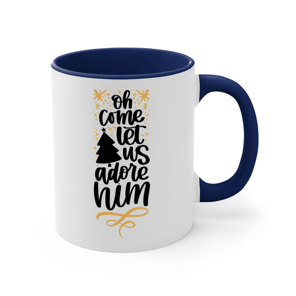 oh come let us adore him gold 72#- christmas-Mug / Coffee Cup