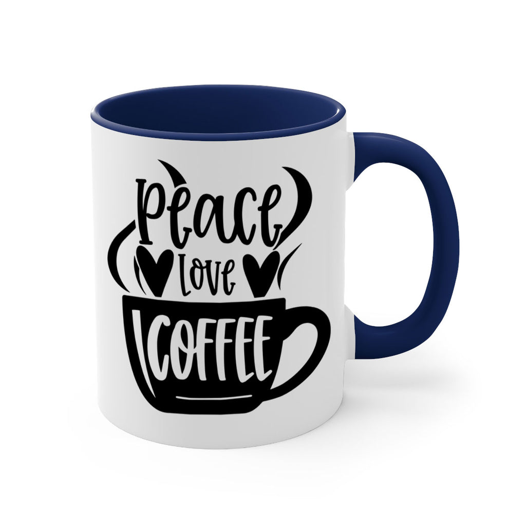 peace love coffee 48#- coffee-Mug / Coffee Cup