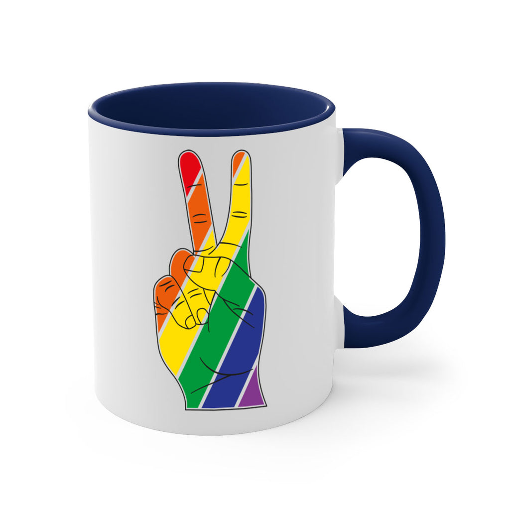 peacehand 72#- lgbt-Mug / Coffee Cup