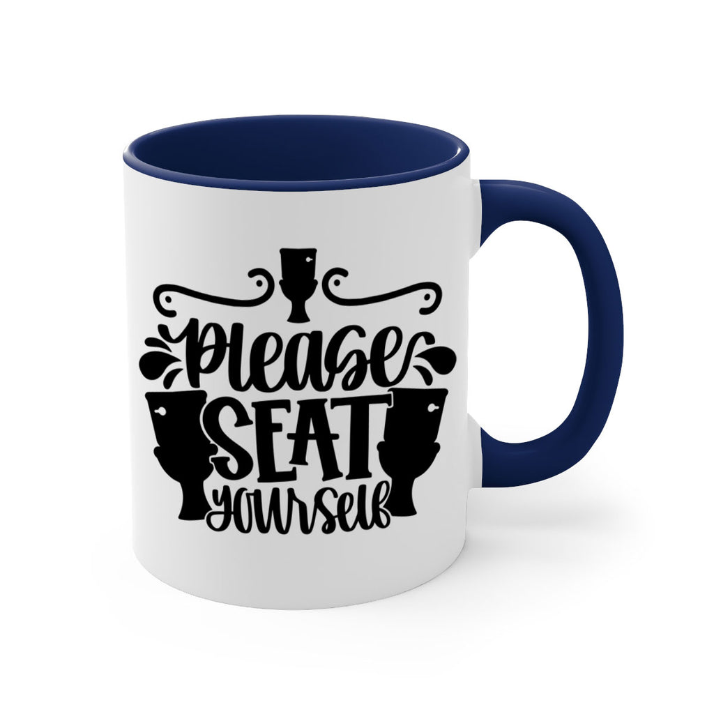 please seat yourself 21#- bathroom-Mug / Coffee Cup