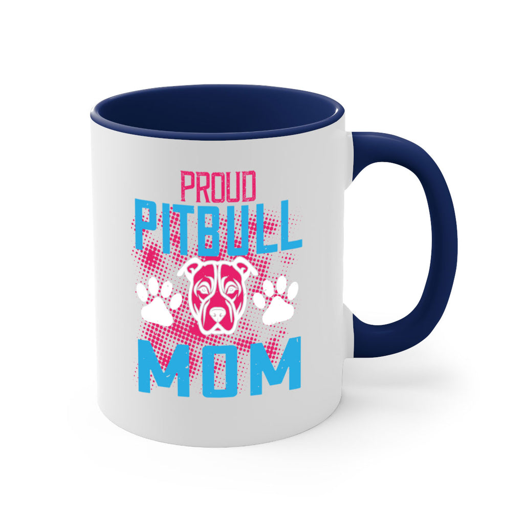 proud pitbull mom 70#- mom-Mug / Coffee Cup