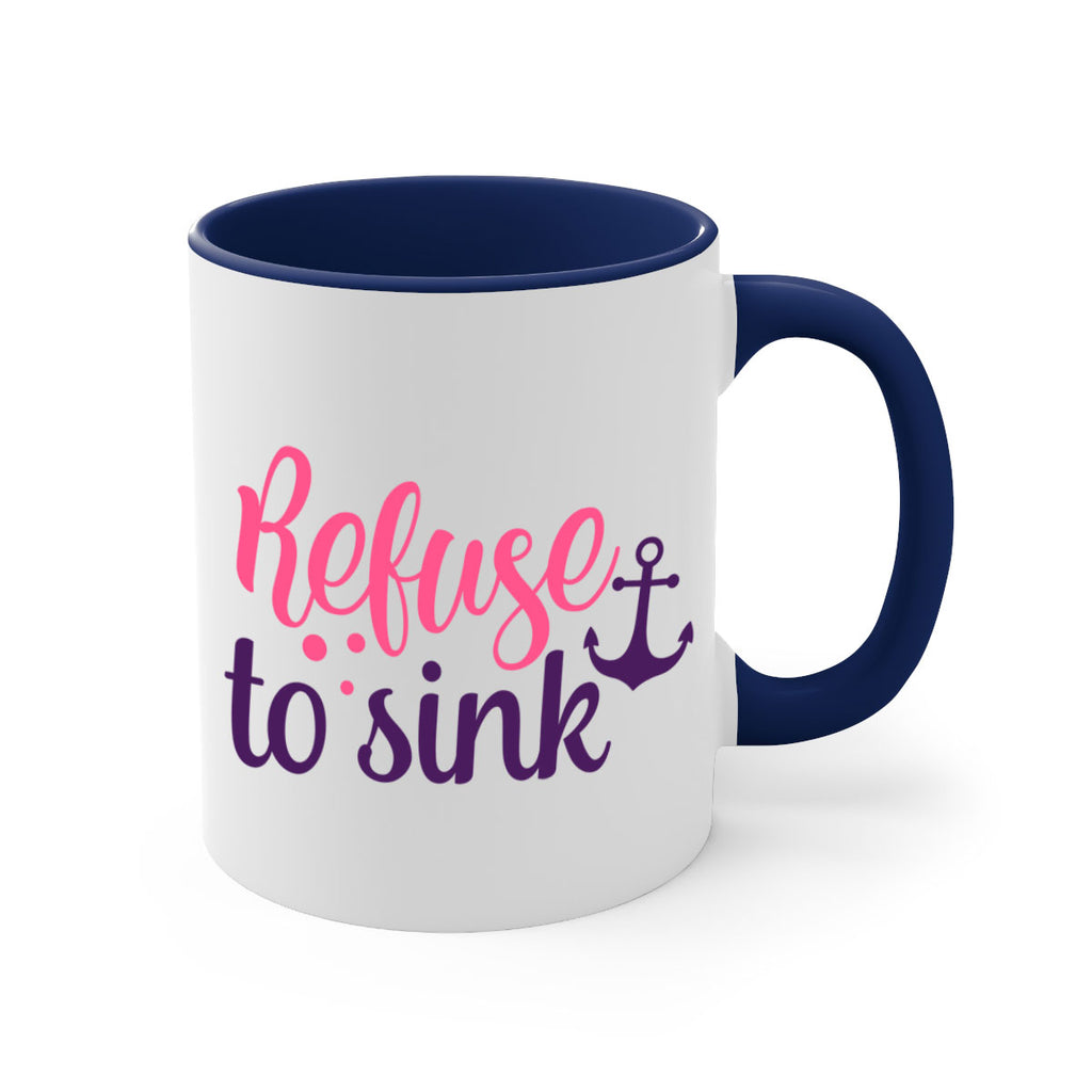 refuse to sink Style 4#- breast cancer-Mug / Coffee Cup