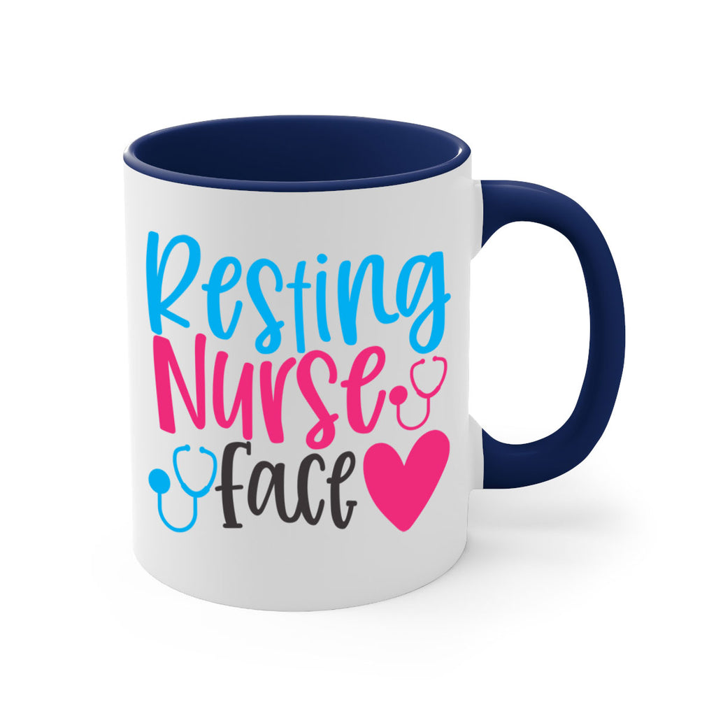 resting nurse face Style 355#- nurse-Mug / Coffee Cup