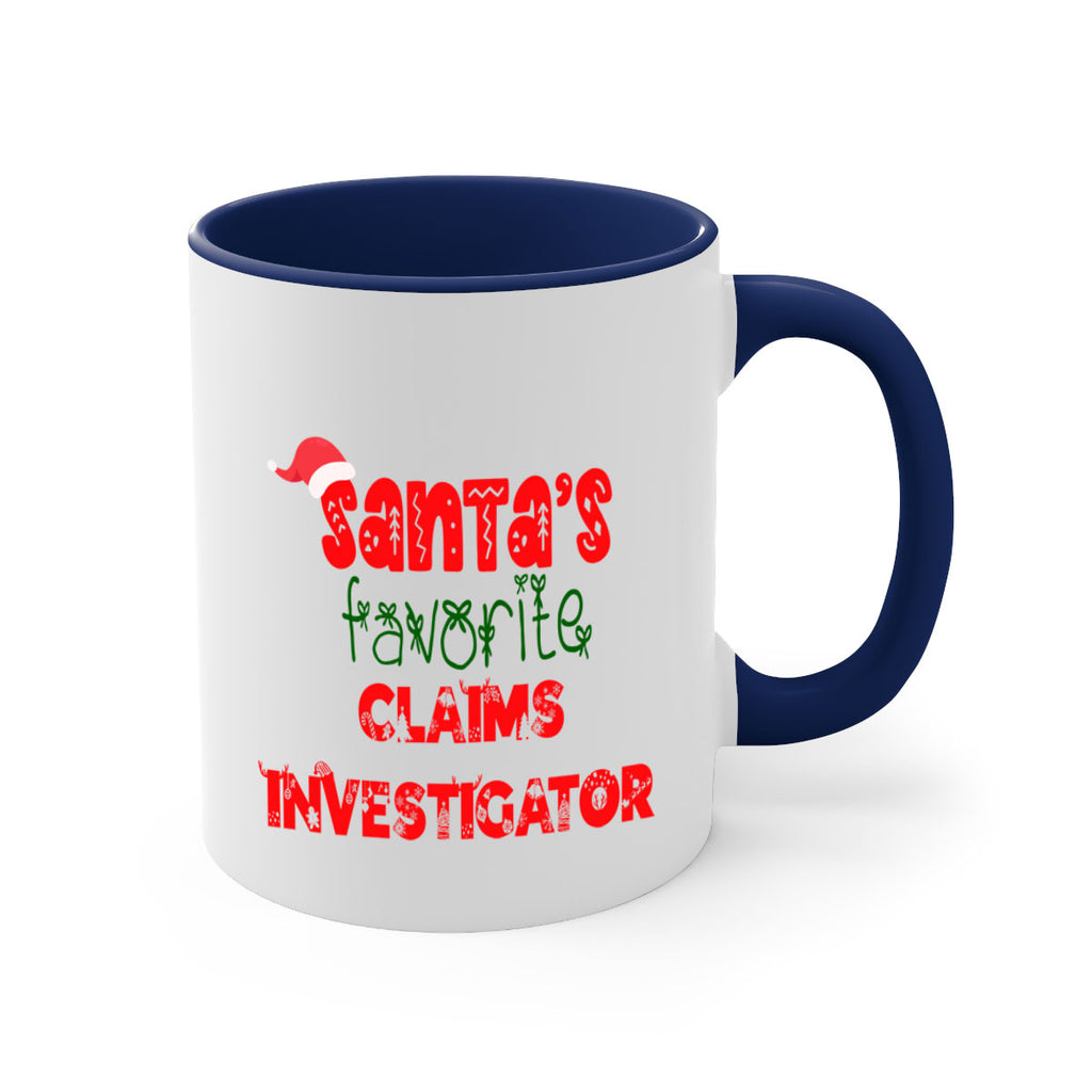 santas favorite claims investigator style 719#- christmas-Mug / Coffee Cup