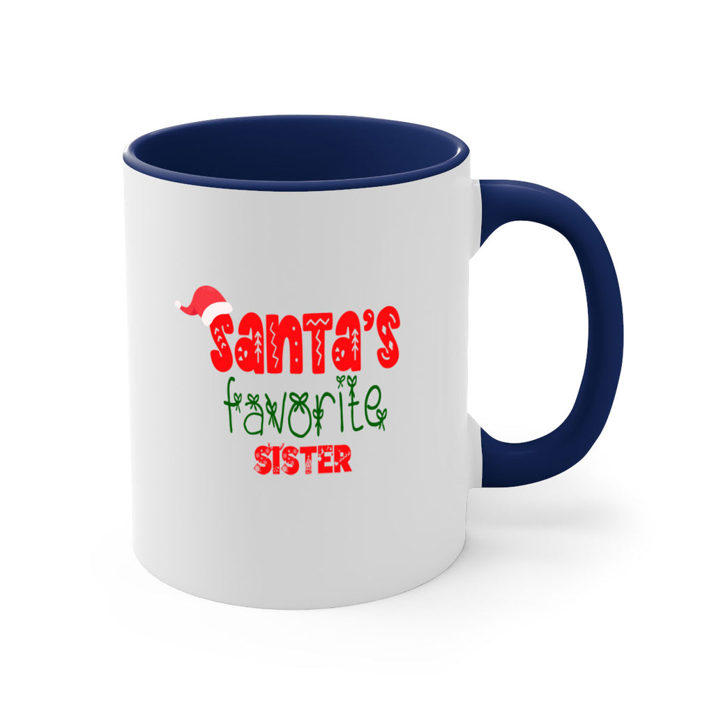 santas favorite sister style 1083#- christmas-Mug / Coffee Cup
