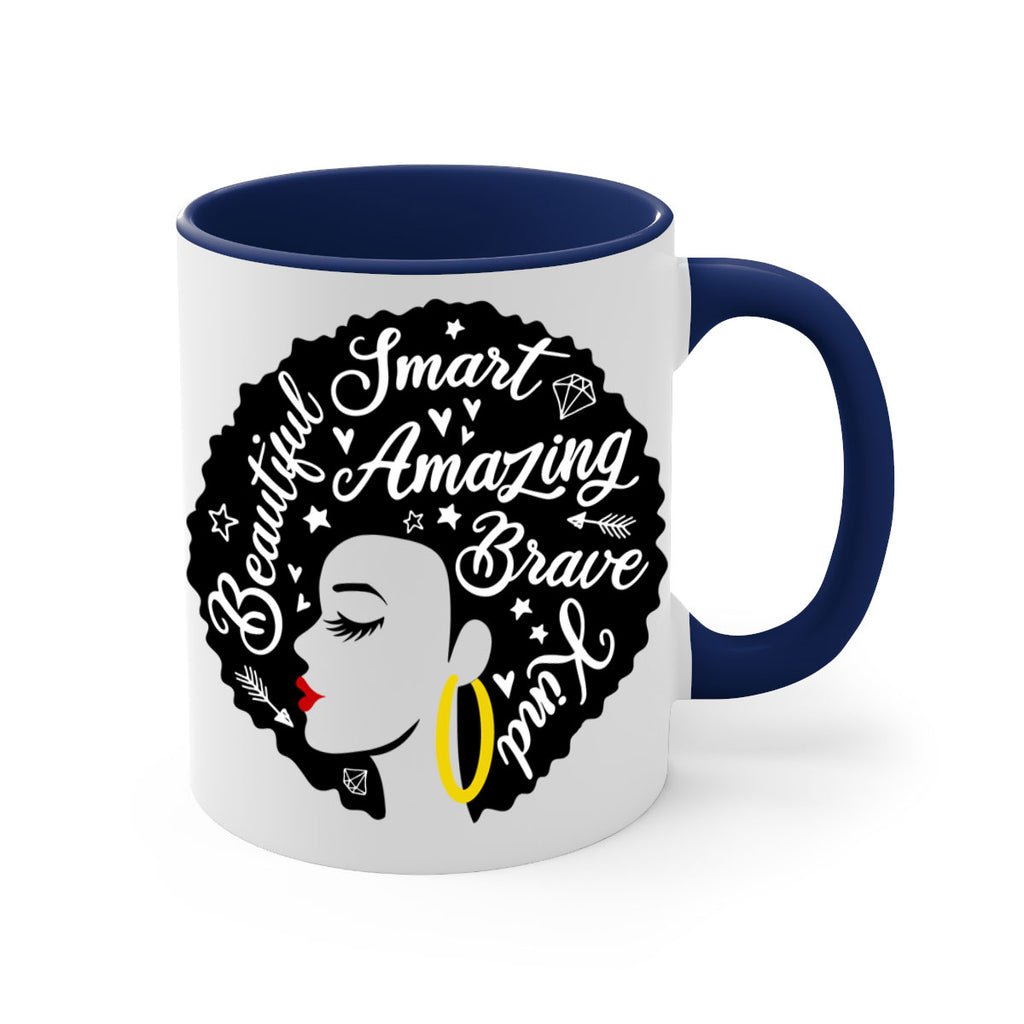 smart beautiful Style 5#- Black women - Girls-Mug / Coffee Cup