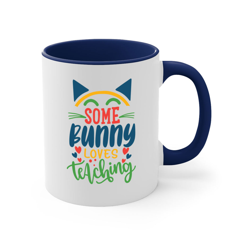 some bunny loves teaching Style 149#- teacher-Mug / Coffee Cup