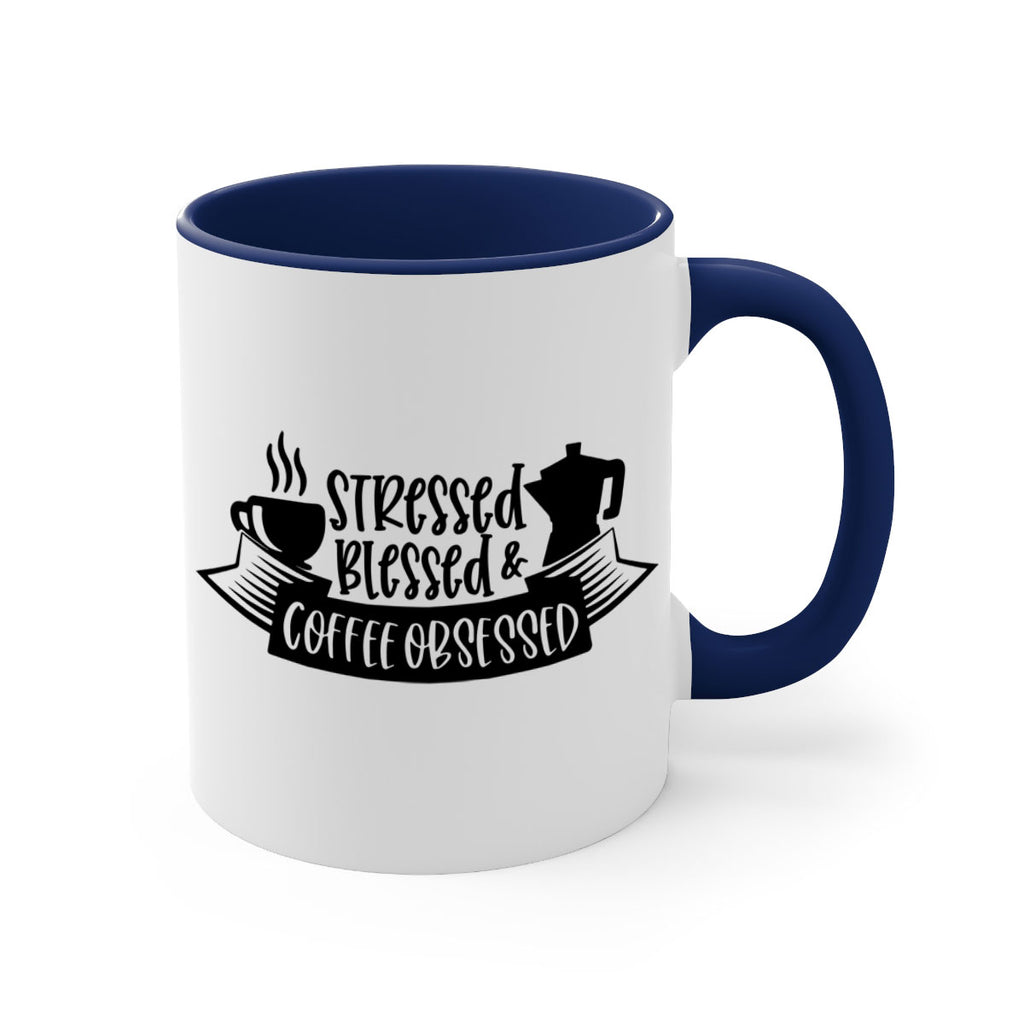 stressed blessed coffee obsessed 27#- coffee-Mug / Coffee Cup