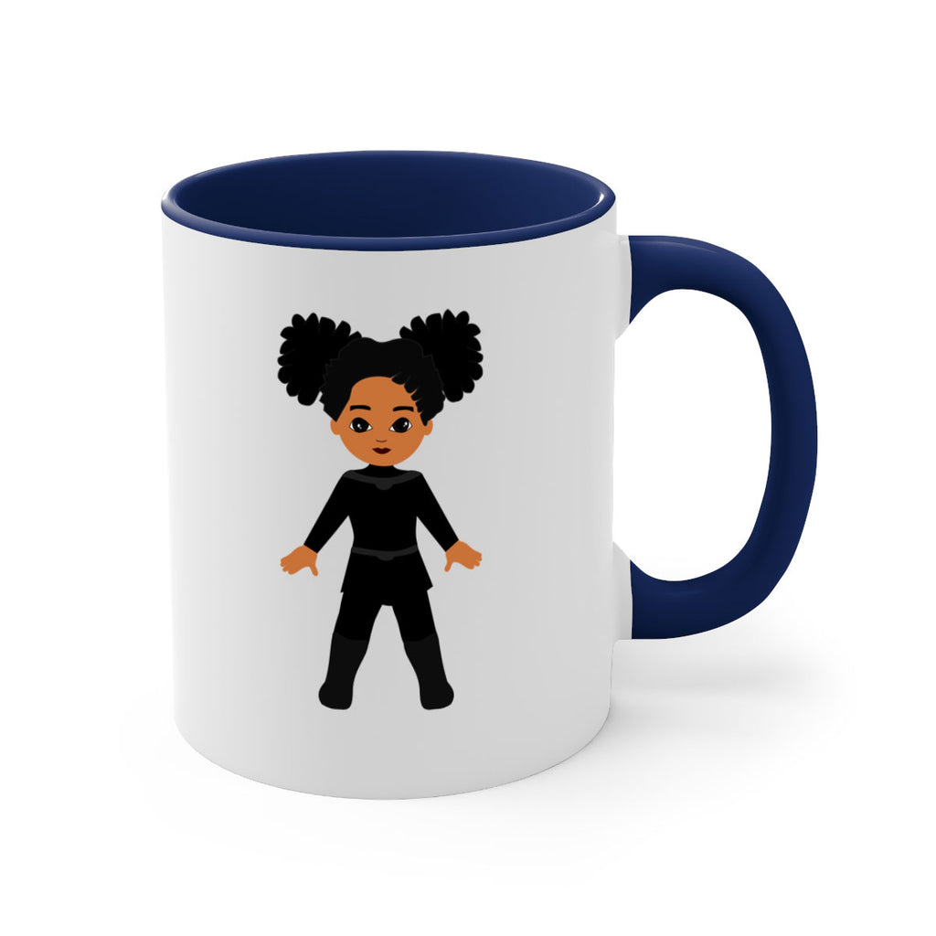 super kids girl 8#- Black women - Girls-Mug / Coffee Cup