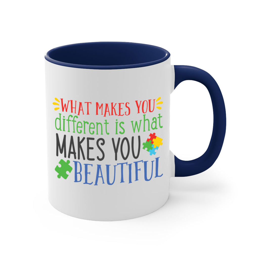 what makes you different is what makes you beautiful Style 3#- autism-Mug / Coffee Cup