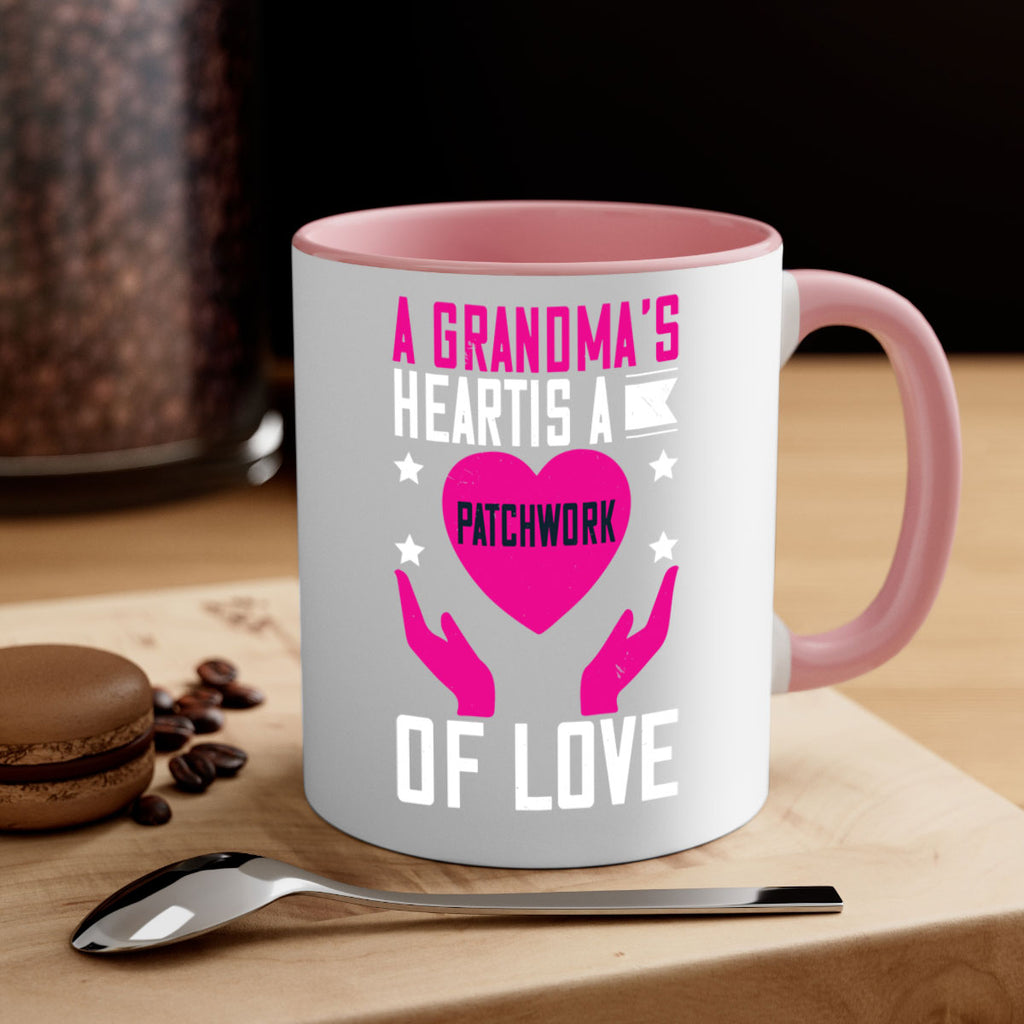 A grandma’s heart is a patchwork of love 86#- grandma-Mug / Coffee Cup