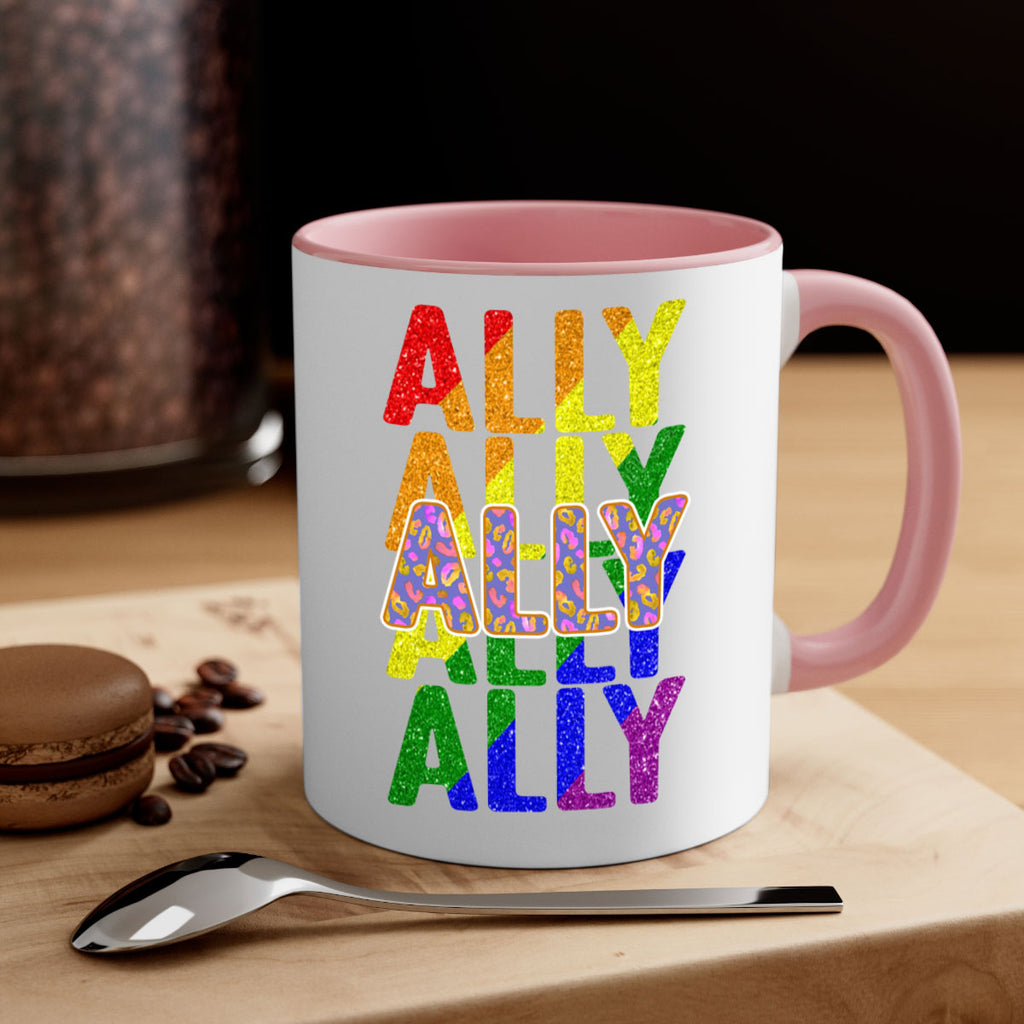 Ally Lgbt Pride Rainbow Flag Ally Png 22#- lgbt-Mug / Coffee Cup