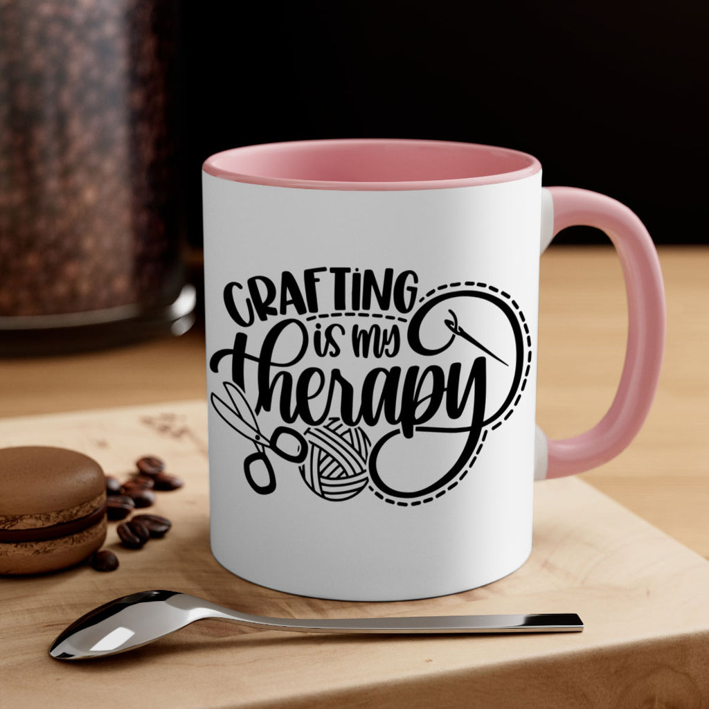 Crafting Is My Therapy 34#- crafting-Mug / Coffee Cup