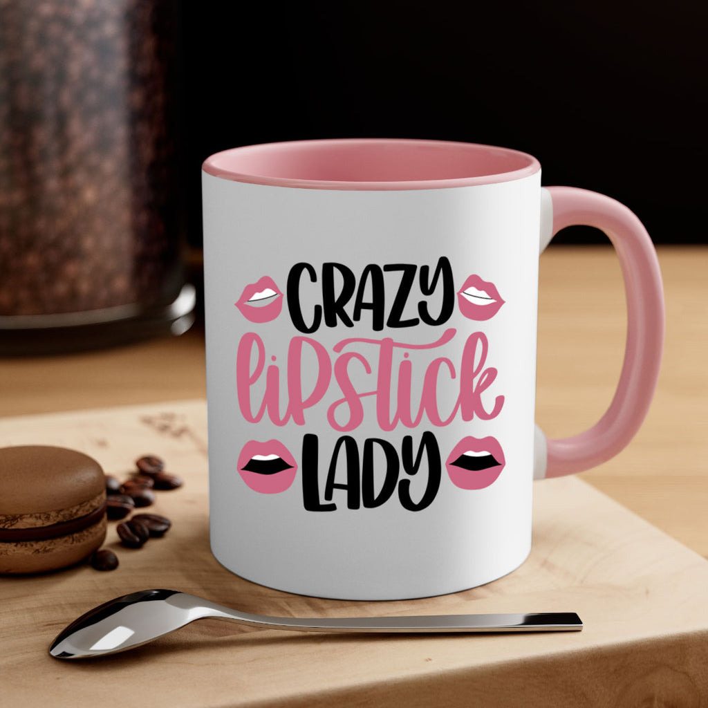 Crazy Lipstick Lady Style 107#- makeup-Mug / Coffee Cup