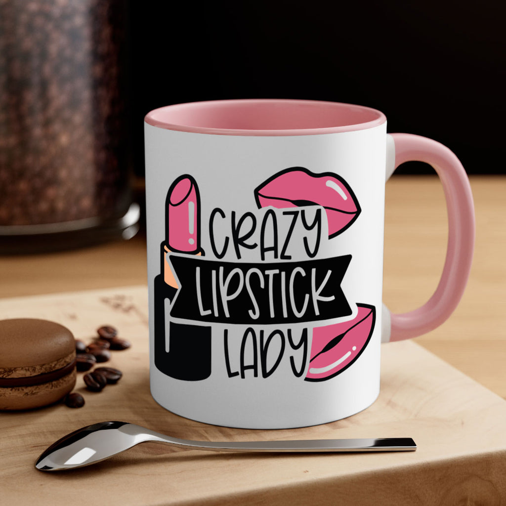 Crazy Lipstick Lady Style 108#- makeup-Mug / Coffee Cup