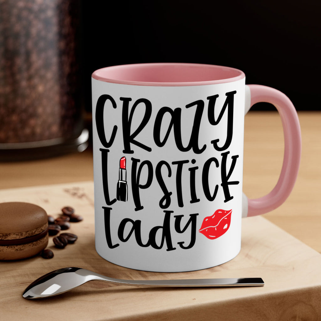 Crazy Lipstick Lady Style 240#- makeup-Mug / Coffee Cup