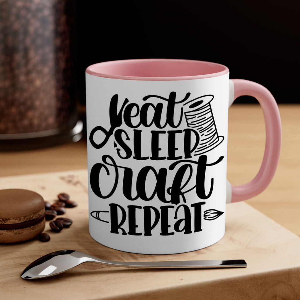 Eat Sleep Craft Repeat 29#- crafting-Mug / Coffee Cup