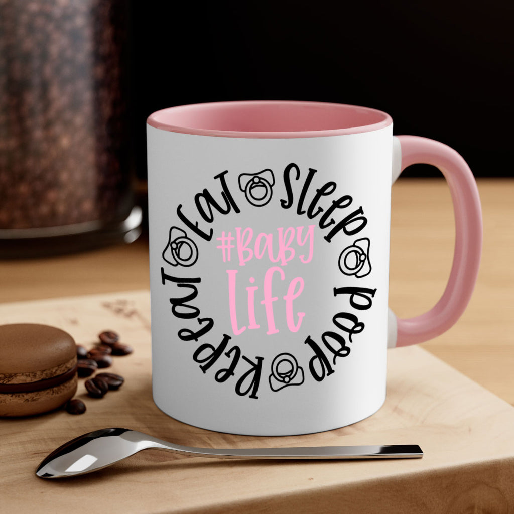 Eat Sleep Poop Repeat BabyLife Style 97#- baby2-Mug / Coffee Cup