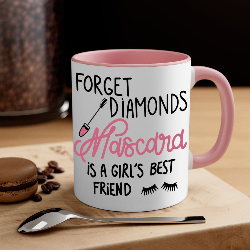 Forget Diamonds Mascara is a Girls Best Friend Style 100#- makeup-Mug / Coffee Cup