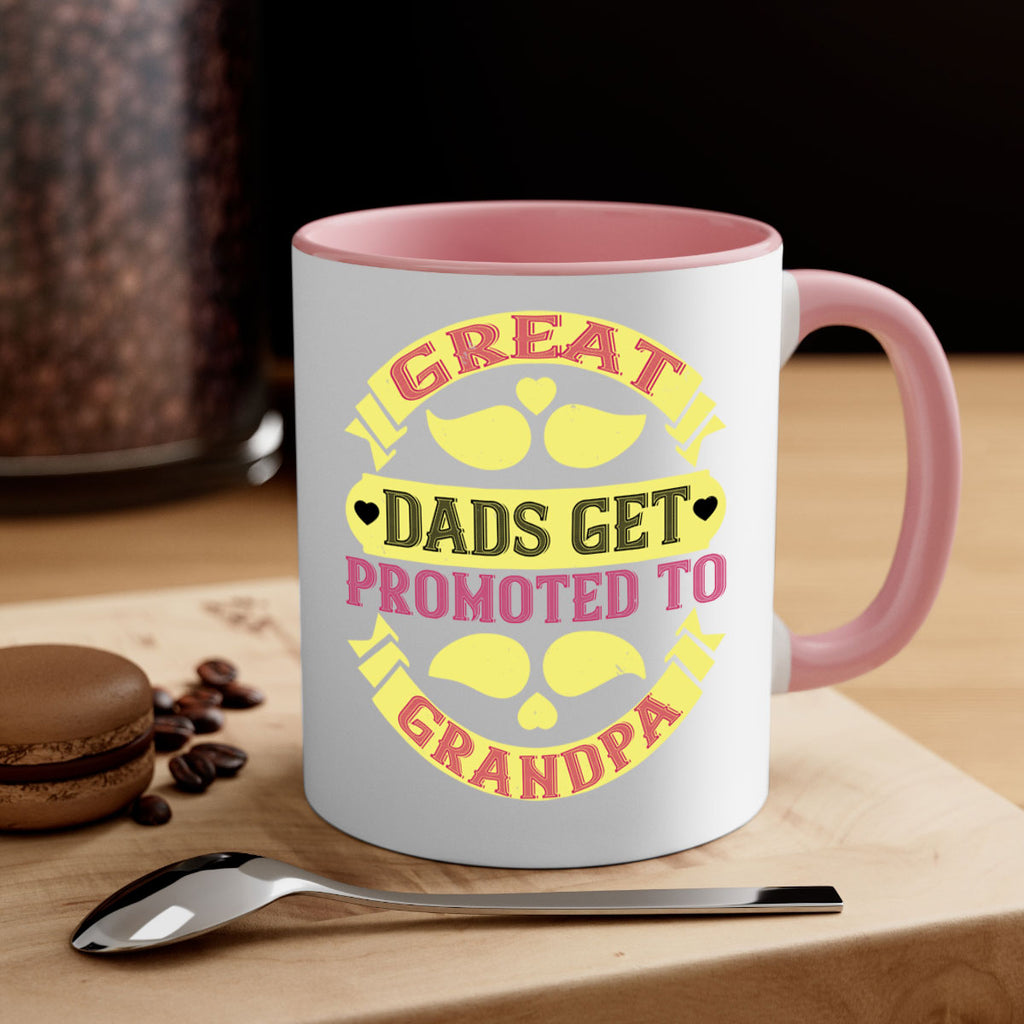 Great dads get promoted 95#- grandpa-Mug / Coffee Cup