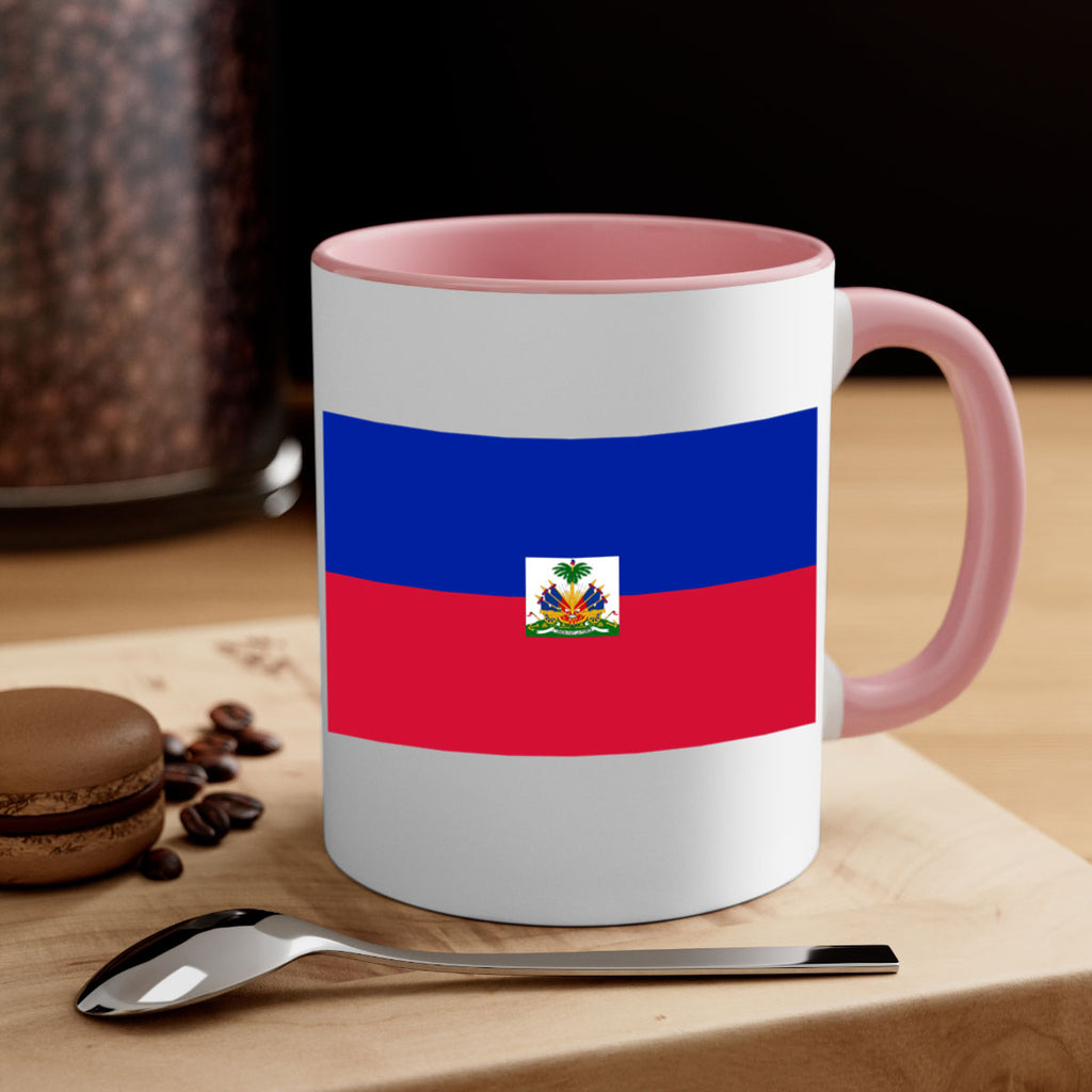 Haiti 125#- world flag-Mug / Coffee Cup