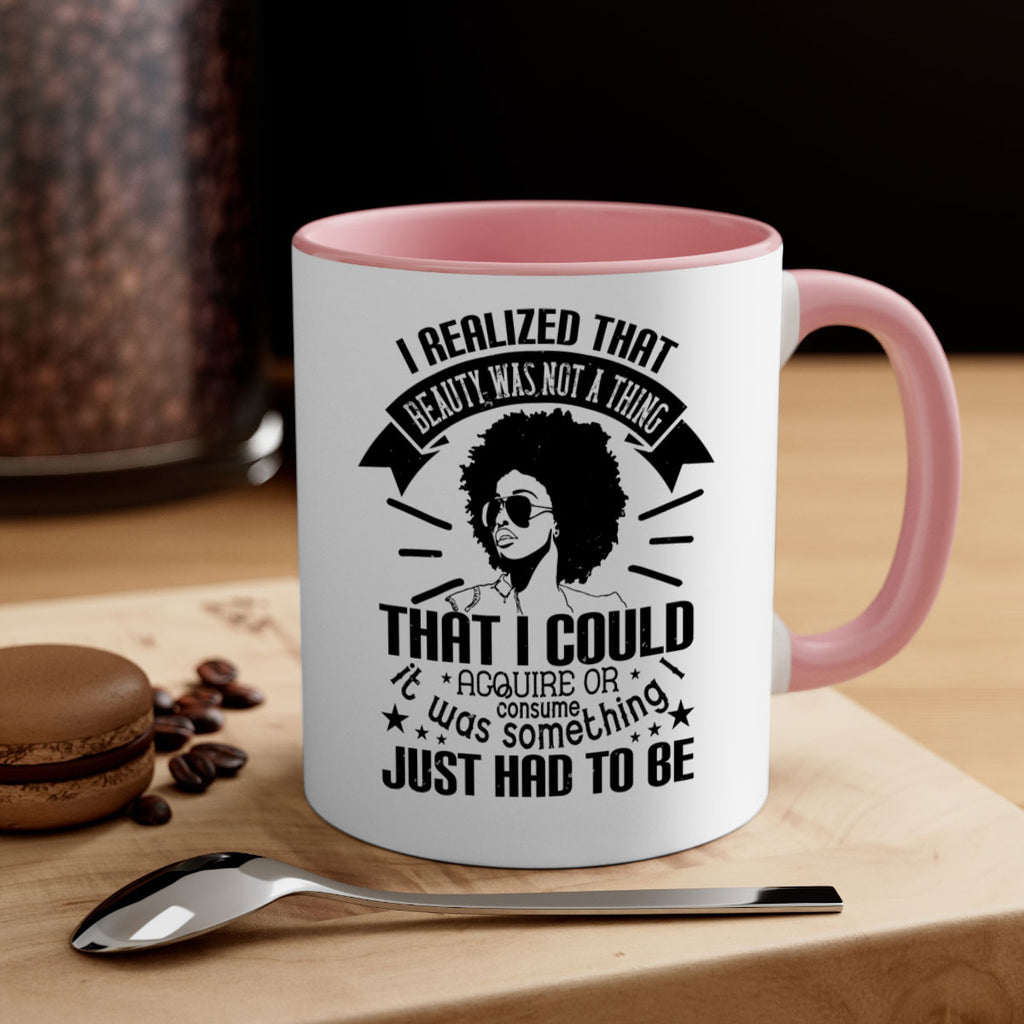 I realized that beauty was not a thing that I could acquire or consume Style 26#- Afro - Black-Mug / Coffee Cup