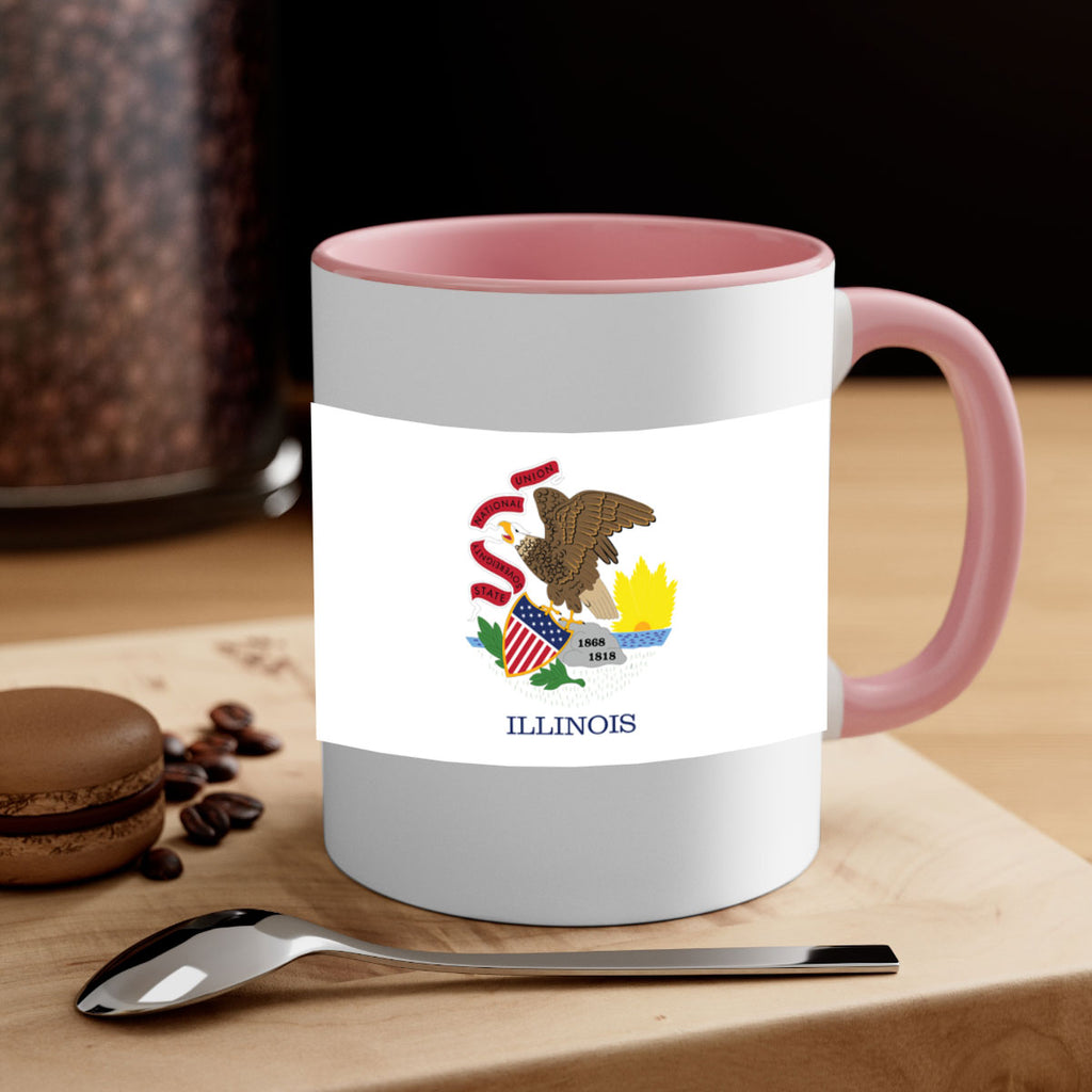 Illinois 39#- Us Flags-Mug / Coffee Cup