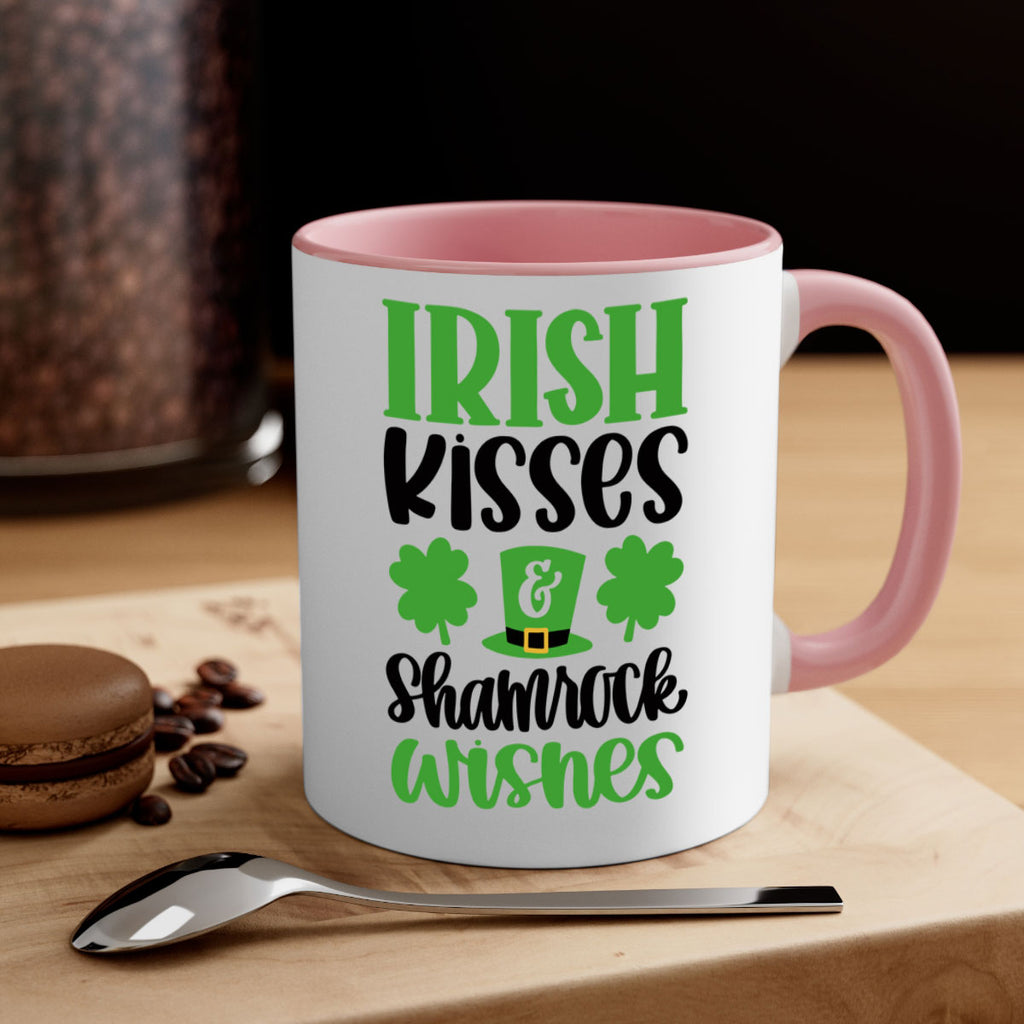 Irish Kisses Shamrock Wishes Style 81#- St Patricks Day-Mug / Coffee Cup