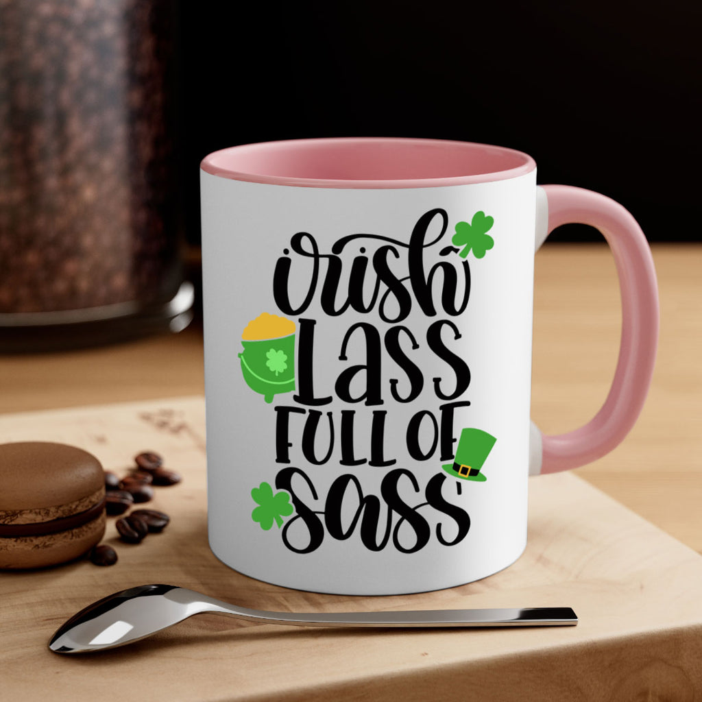 Irish Lass Full Of Sass Style 79#- St Patricks Day-Mug / Coffee Cup