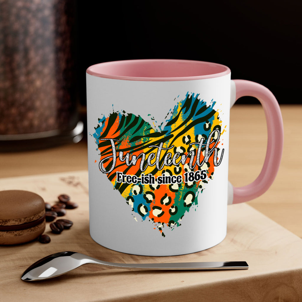 Juneteenth Freeish Since 1865 Heart Png 38#- juneteenth-Mug / Coffee Cup