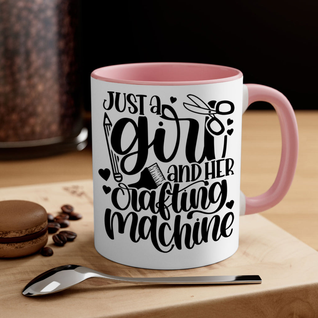 Just A Girl And Her Crafting 16#- crafting-Mug / Coffee Cup