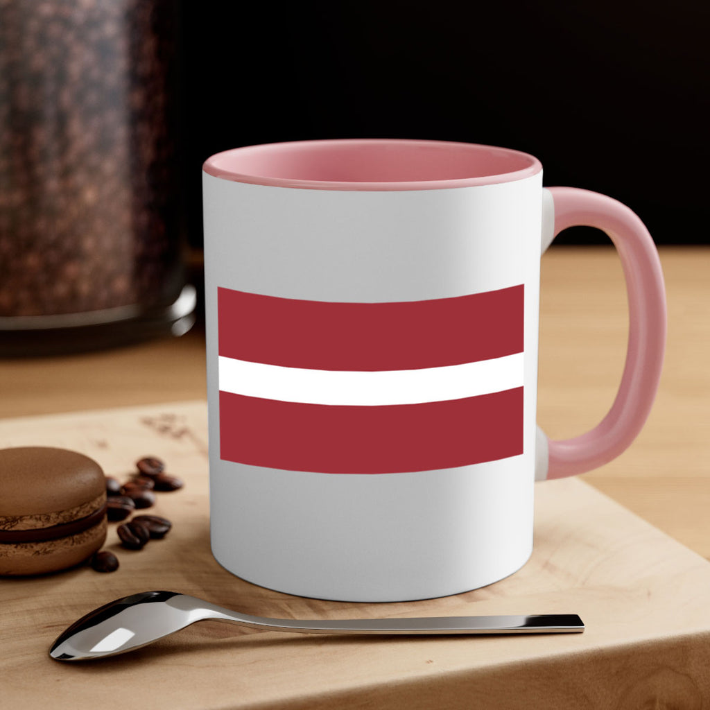 Latvia 104#- world flag-Mug / Coffee Cup