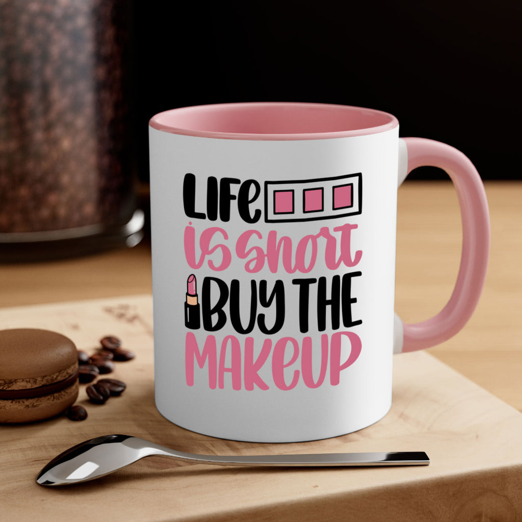 Life Is Short Buy Makeup Style 61#- makeup-Mug / Coffee Cup