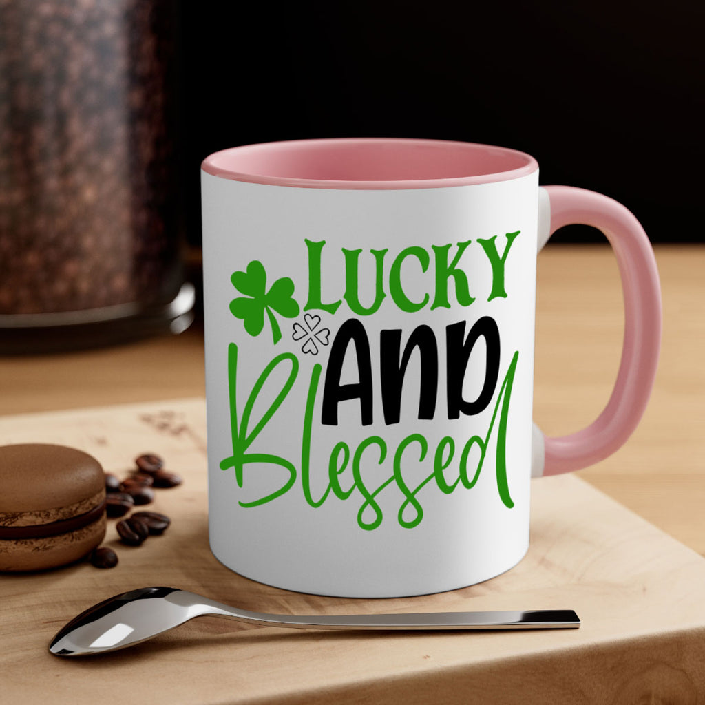 Lucky And Blessed Style 151#- St Patricks Day-Mug / Coffee Cup