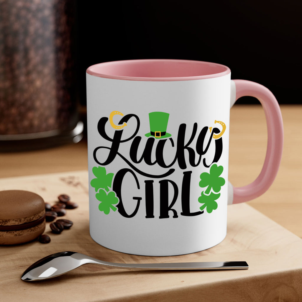 Lucky Girl Style 56#- St Patricks Day-Mug / Coffee Cup