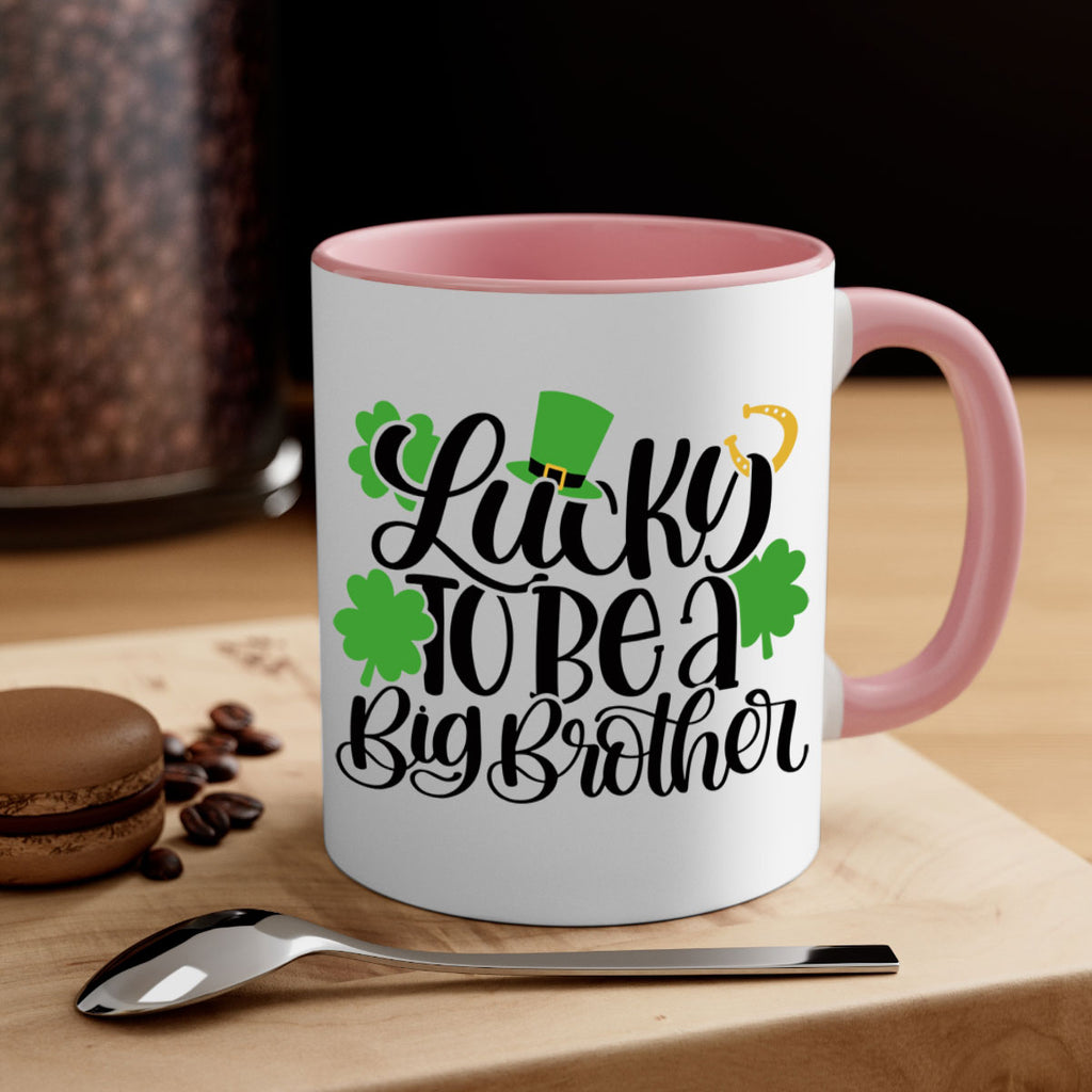 Lucky To Be A Big Brother Style 52#- St Patricks Day-Mug / Coffee Cup