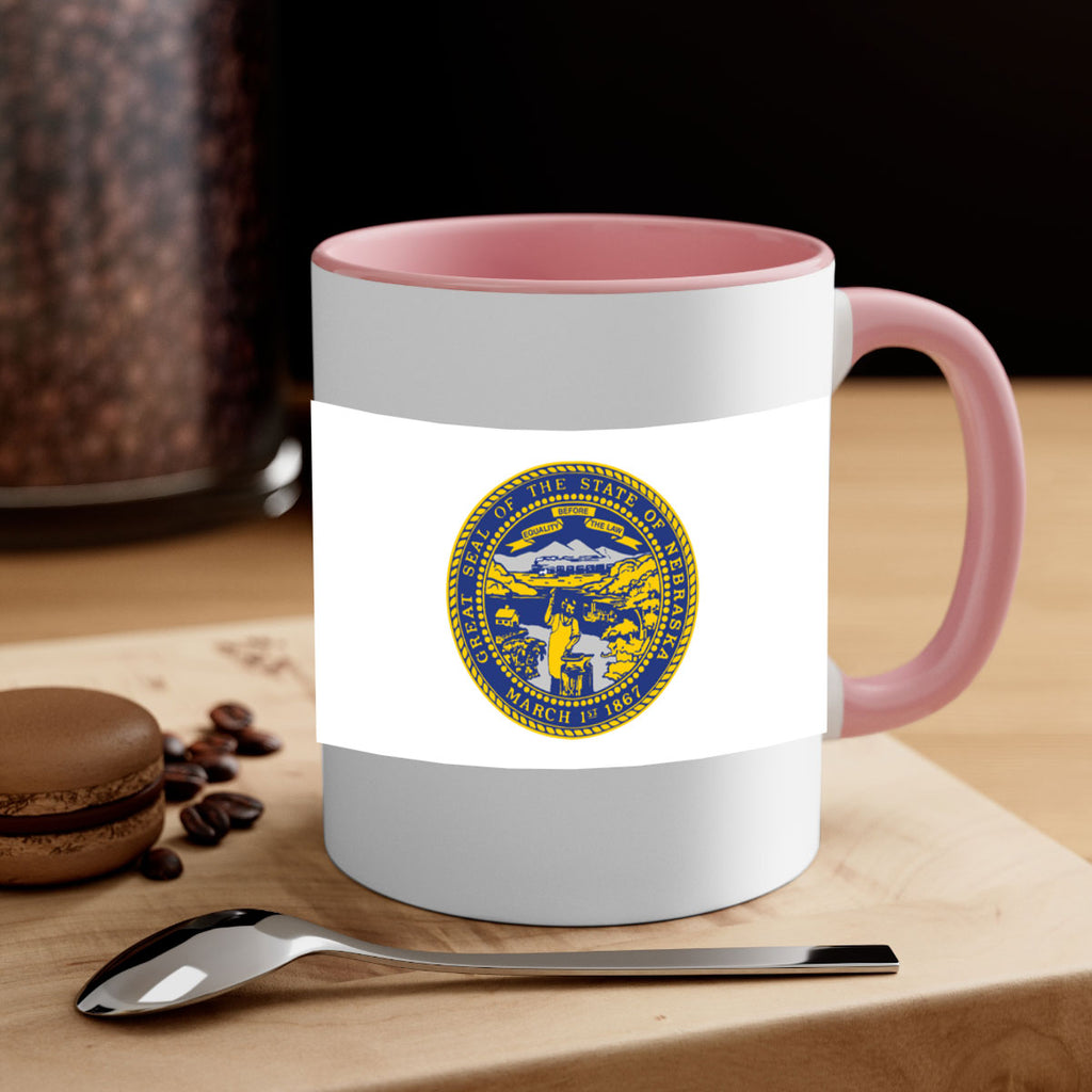 Nebraska 25#- Us Flags-Mug / Coffee Cup