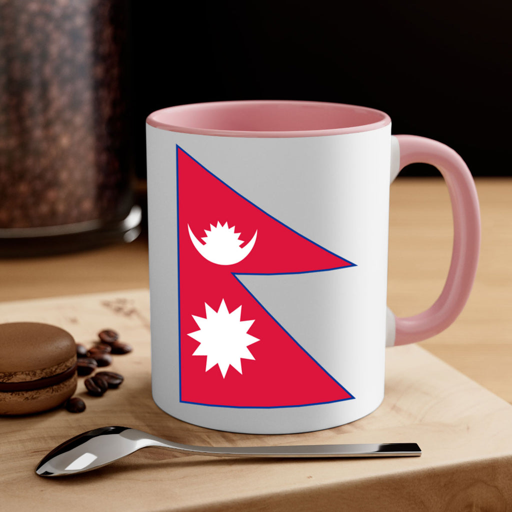 Nepal 76#- world flag-Mug / Coffee Cup