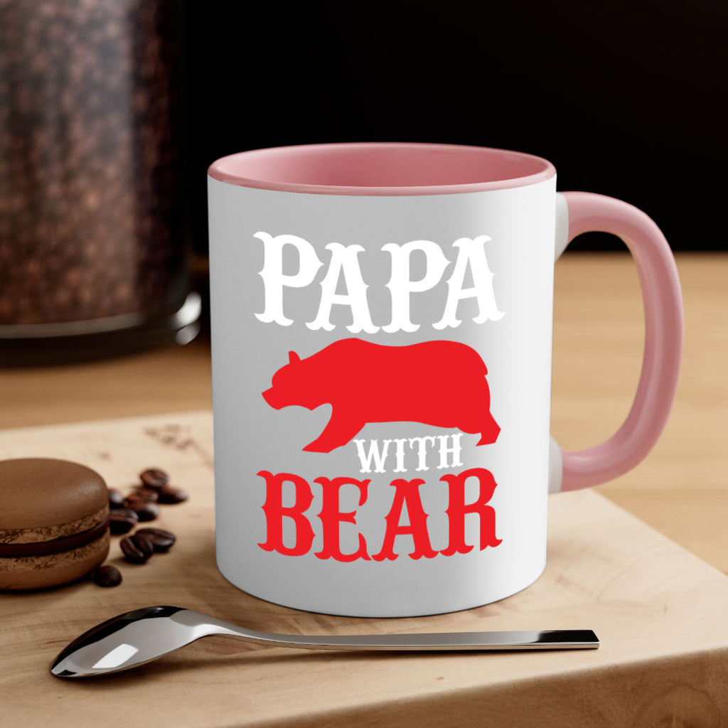 PAPA WITH BEAR 111#- grandpa-Mug / Coffee Cup