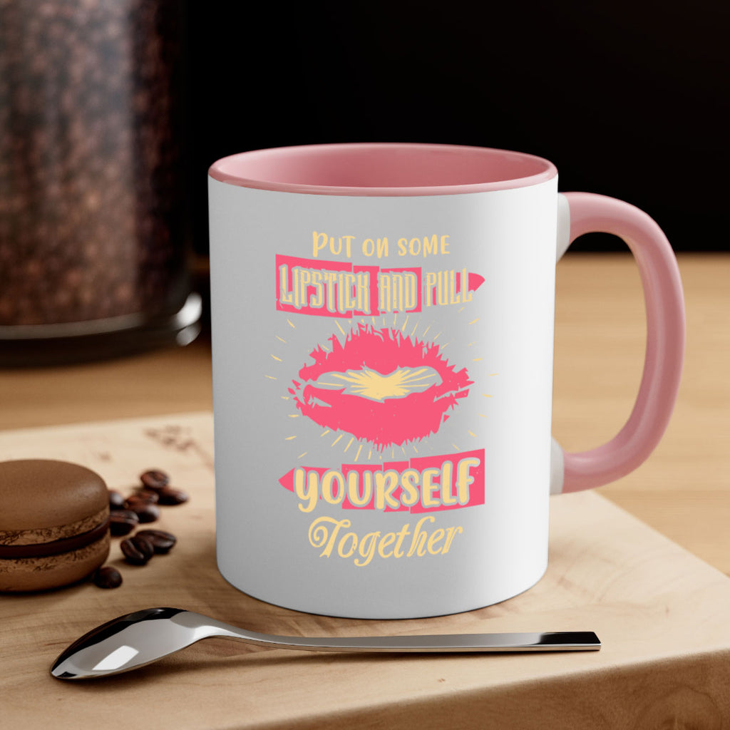 Put on some lipstick and pull yourself together Style 188#- makeup-Mug / Coffee Cup