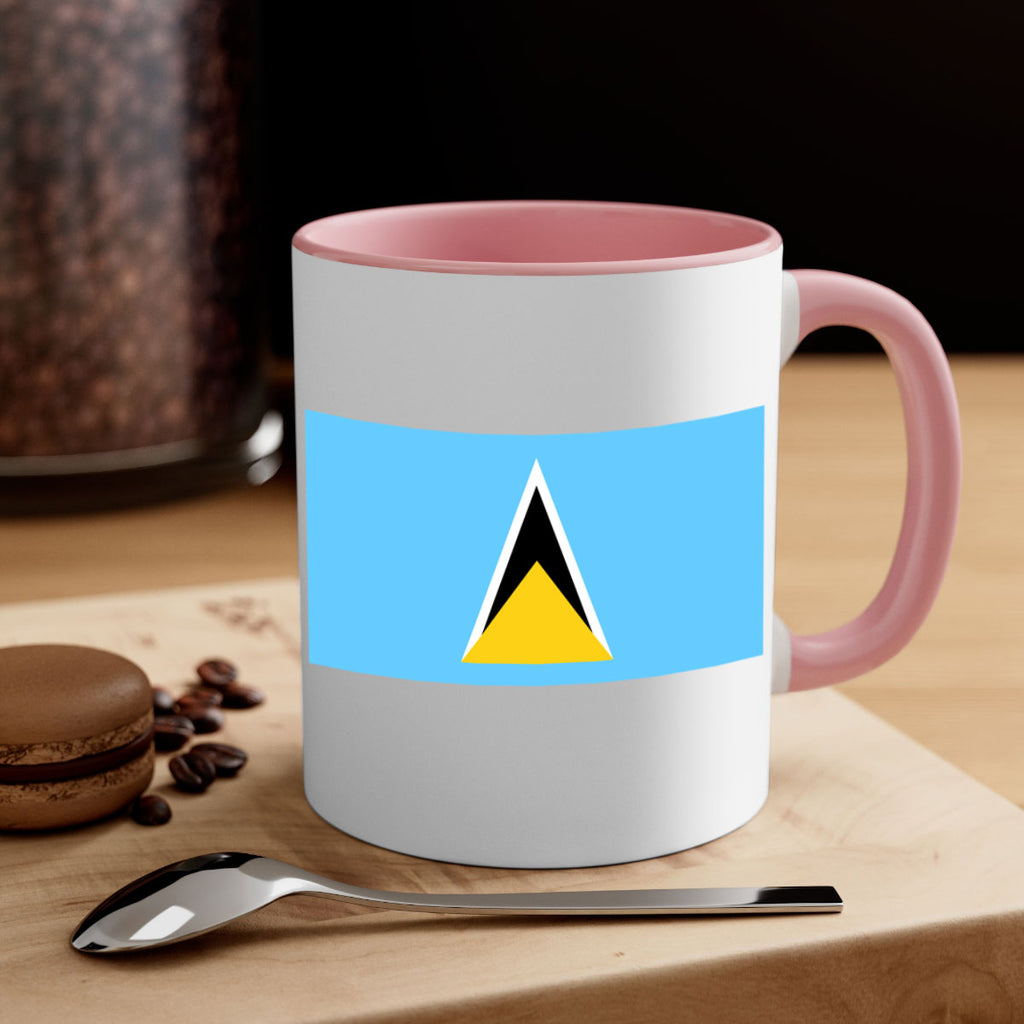 Saint Lucia 51#- world flag-Mug / Coffee Cup