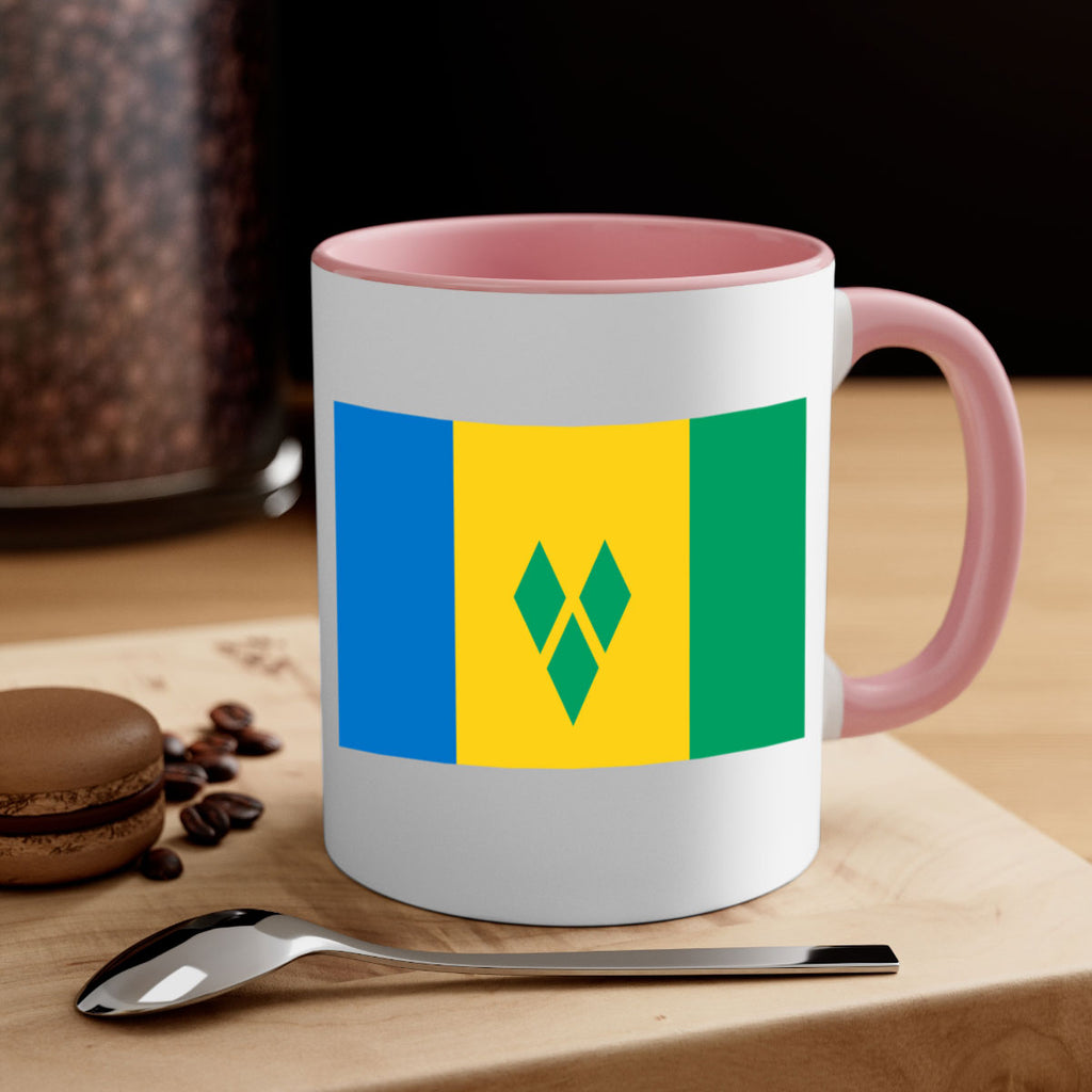 Saint Vincent and the Grenadines 50#- world flag-Mug / Coffee Cup