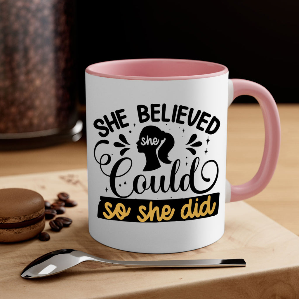 She believed she could she did Style 7#- Black women - Girls-Mug / Coffee Cup