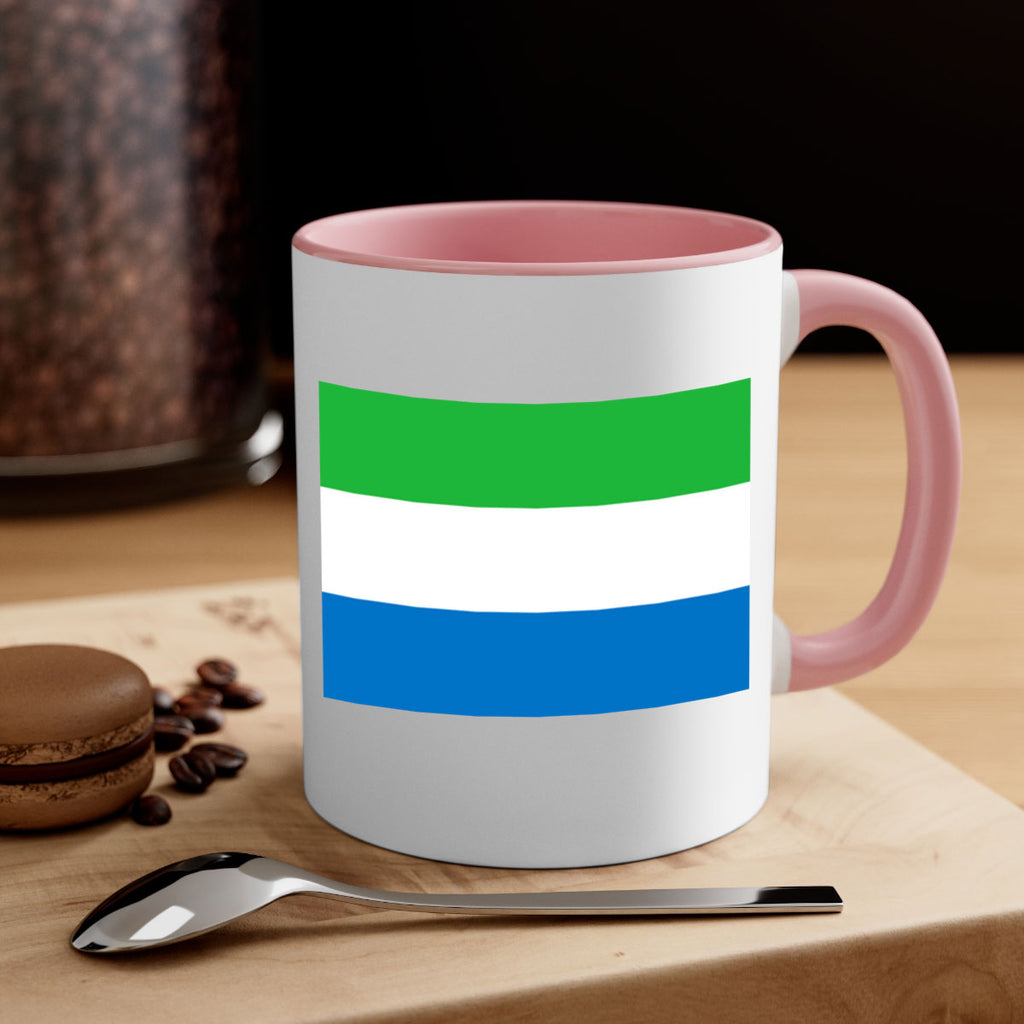 Sierra Leone 42#- world flag-Mug / Coffee Cup